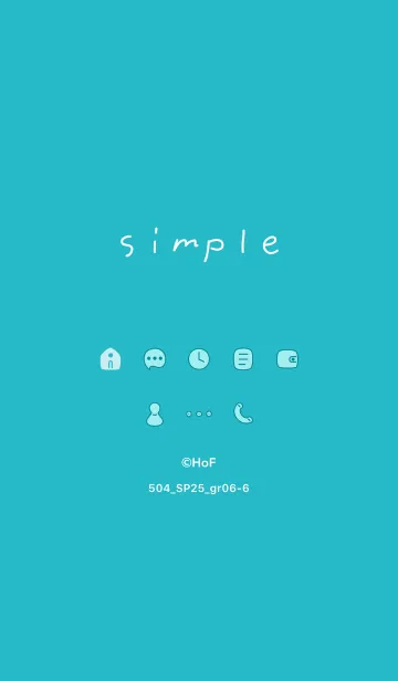 [LINE着せ替え] 504_25_グリーン6-6の画像1