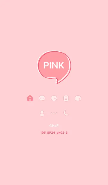 [LINE着せ替え] 105_24_ピンク2-3の画像1