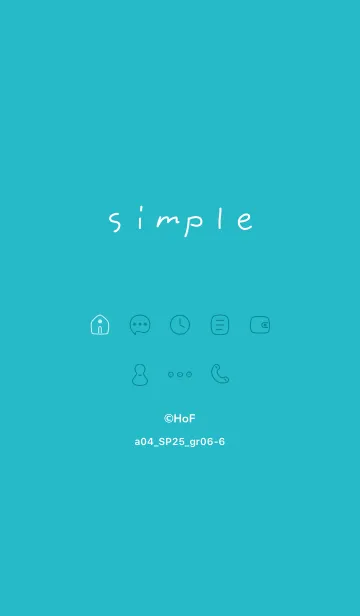 [LINE着せ替え] a04_25_グリーン6-6の画像1