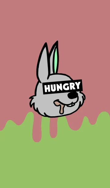 [LINE着せ替え] ハングリー ラビット 030の画像1