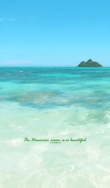 [LINE着せ替え] Hawaiian ocean is so beautiful... 9の画像1