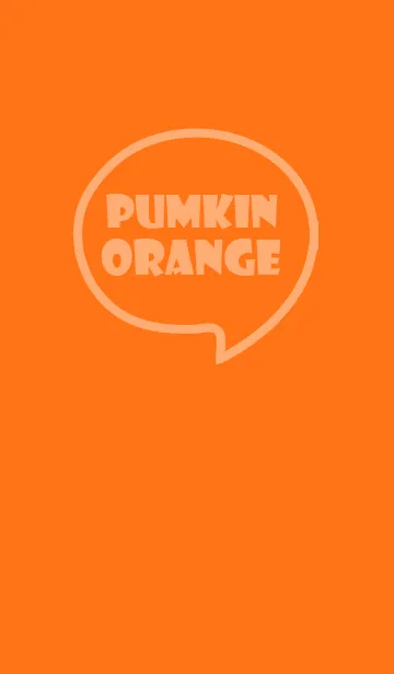 [LINE着せ替え] Love Pumpkin Orange Theme Vr.6 (JP)の画像1