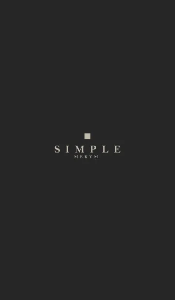 [LINE着せ替え] MATTE BLACK -SIMPLE SQUARE- 7の画像1