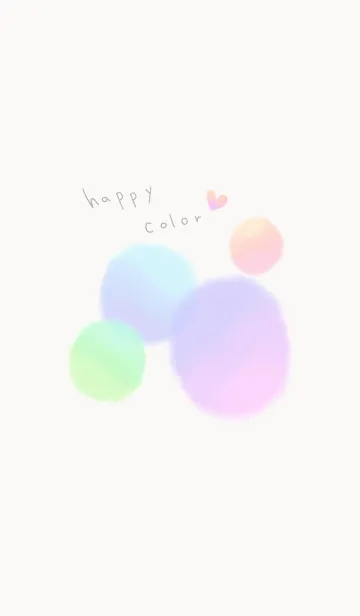 ふわふわカラフルでハッピーに♪1の着せ替えメイン画像