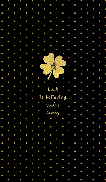 [LINE着せ替え] 幸運を呼ぶ四つ葉のラッキーグラスの画像1