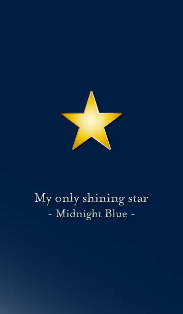 [LINE着せ替え] My only shining star -Midnight Blue-の画像1