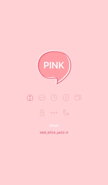 [LINE着せ替え] N06_24_ピンク2-9の画像1