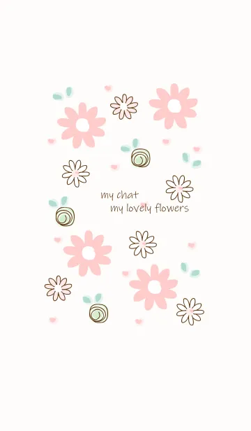 [LINE着せ替え] My chat my lovely flowers 46の画像1