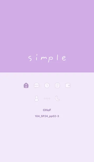 [LINE着せ替え] 104_24_パープル2-3の画像1