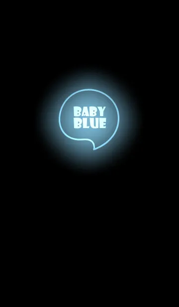 [LINE着せ替え] Baby Blue Neon Theme Vr.7 (JP)の画像1