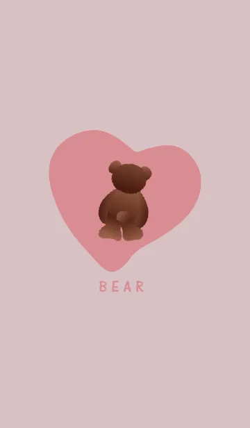 [LINE着せ替え] Bear in the backの画像1
