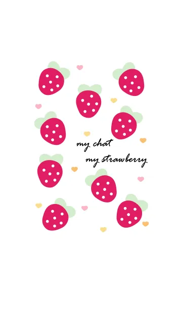 [LINE着せ替え] lovely strawberry 64 ^^の画像1