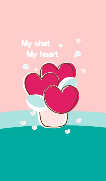 [LINE着せ替え] My chat my heart flower 54の画像1