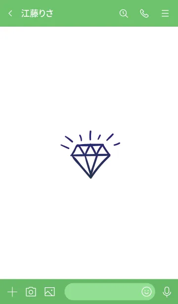 [LINE着せ替え] ザ ダイアモンド グラデーション 26の画像3