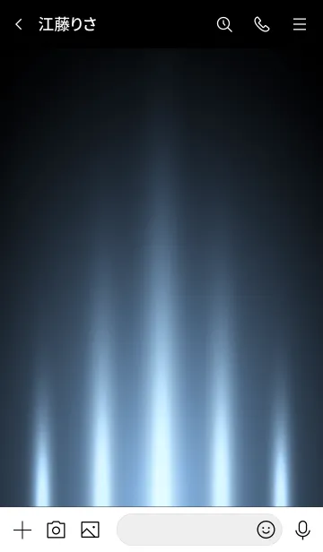 [LINE着せ替え] BLIZZARD BLUE LIGHT 2の画像3