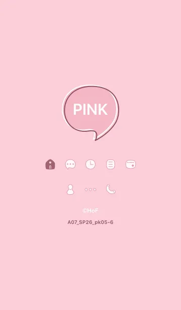 [LINE着せ替え] A07_26_ピンク5-6の画像1