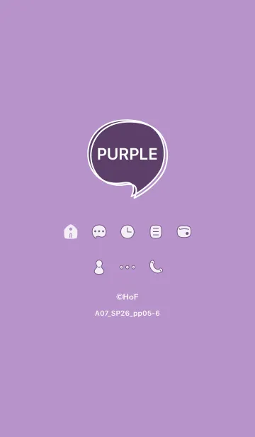 [LINE着せ替え] A07_26_パープル5-6の画像1