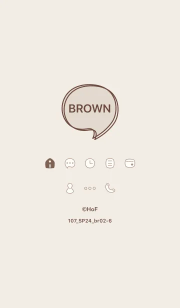 [LINE着せ替え] 107_24_ブラウン2-6の画像1