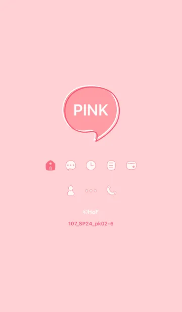 [LINE着せ替え] 107_24_ピンク2-6の画像1