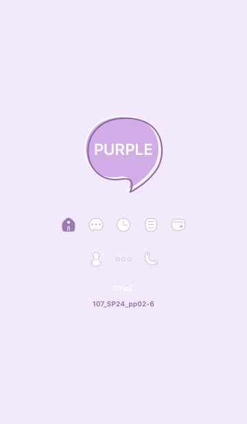 [LINE着せ替え] 107_24_パープル2-6の画像1