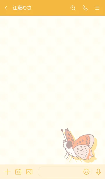 [LINE着せ替え] ベニシジミちゃんの画像3