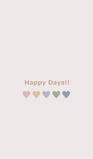 [LINE着せ替え] Happy Days.*の画像1