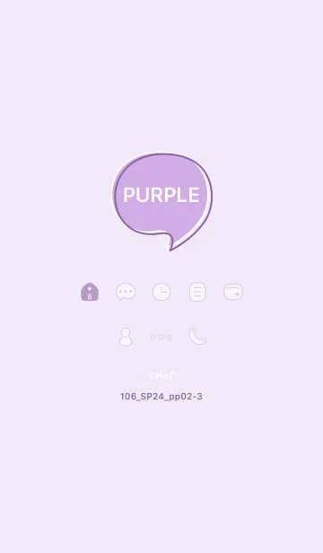 [LINE着せ替え] 106_24_パープル2-3の画像1