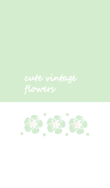 [LINE着せ替え] Cute vintage flower 74 :)の画像1