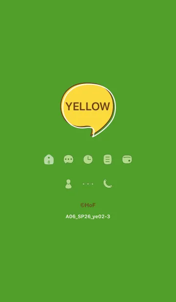 [LINE着せ替え] A06_26_イエロー2-3の画像1