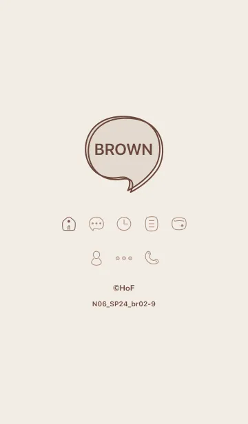 [LINE着せ替え] N06_24_ブラウン2-9の画像1