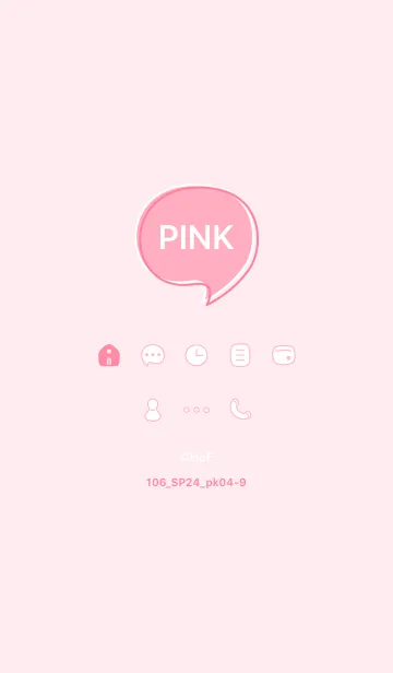 [LINE着せ替え] 106_24_ピンク4-9の画像1