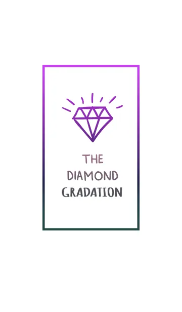 [LINE着せ替え] ザ ダイアモンド グラデーション 27の画像1