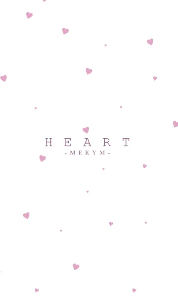 [LINE着せ替え] HEART Pink -MEKYM- 18の画像1