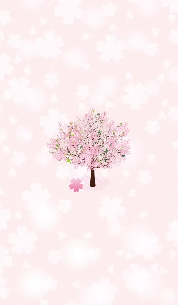 [LINE着せ替え] Simple Sakura in Spring 17の画像1