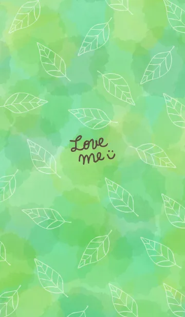 [LINE着せ替え] 葉たくさん緑4の画像1