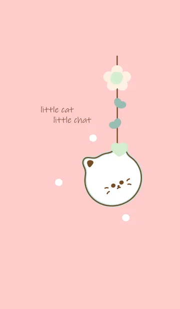 [LINE着せ替え] little cat with little heart 69の画像1