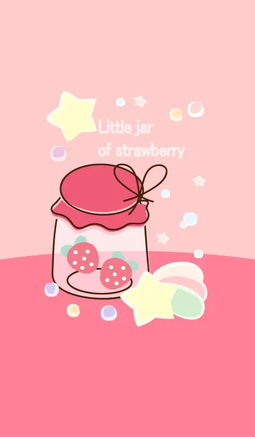 [LINE着せ替え] little jar of strawberry 54の画像1