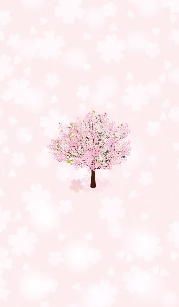 [LINE着せ替え] Simple Sakura in Spring 18の画像1