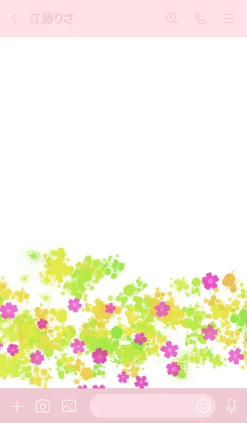 [LINE着せ替え] 春のお花畑の画像3