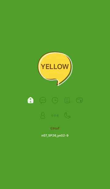 [LINE着せ替え] n07_26_イエロー2-9の画像1