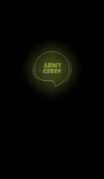 [LINE着せ替え] Army Green Neon Theme Vr.7 (JP)の画像1