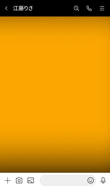 [LINE着せ替え] Gold Orange And Black Vr.2 (JP)の画像3
