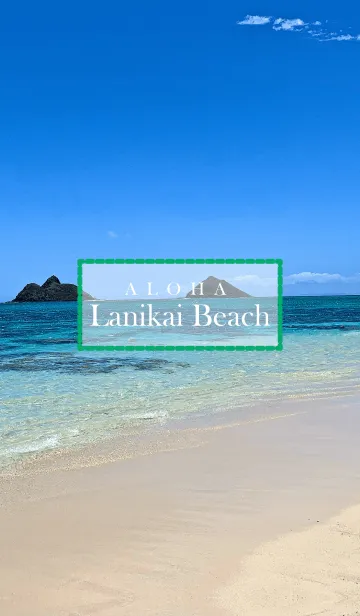 [LINE着せ替え] Lanikai Beach ALOHA 3の画像1