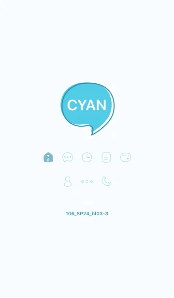 [LINE着せ替え] 106_24_ブルー3-3の画像1