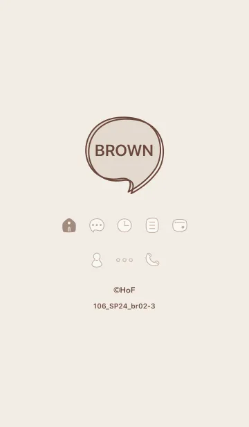 [LINE着せ替え] 106_24_ブラウン2-3の画像1