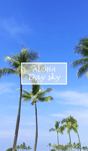 [LINE着せ替え] ALOHA Day Sky Hawaiiの画像1