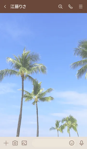 [LINE着せ替え] ALOHA Day Sky Hawaiiの画像3