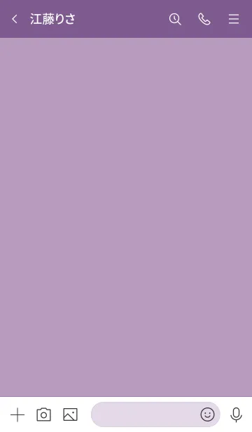 [LINE着せ替え] 紫 : アイコンの着せ替えの画像3