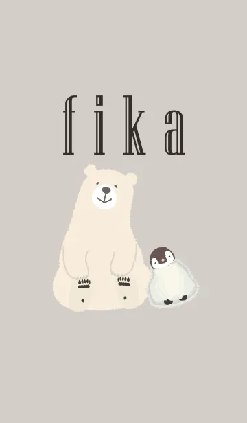 [LINE着せ替え] 「fika」～北欧風～ナチュラルの画像1