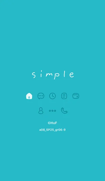 [LINE着せ替え] a08_25_グリーン6-9の画像1